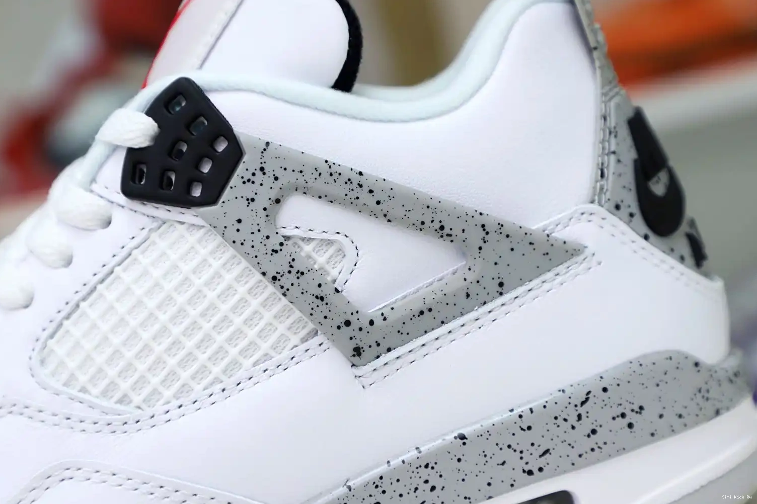 4 Air Retro Cement Jordan White Kimikick 0601